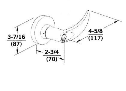 70 Series Lever - CAD Drawing